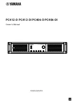 Yamaha PC412-D Owner'S Manual preview