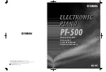 Preview for 1 page of Yamaha PF-500 Reference Booklet