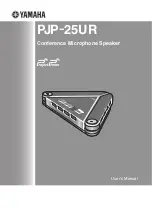 Yamaha PJP-25UR User Manual preview