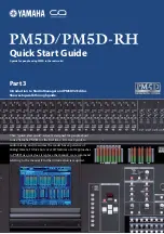 Yamaha PM5D Quick Start Manual предпросмотр