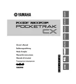 Yamaha POCKETRAK CX Owner'S Manual preview