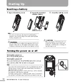 Предварительный просмотр 10 страницы Yamaha POCKETRAK W24 Owner'S Manual