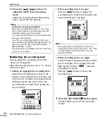 Preview for 22 page of Yamaha POCKETRAK W24 Owner'S Manual