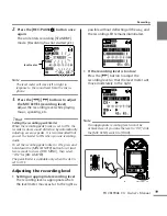 Preview for 19 page of Yamaha PocketrakCX - POCKETRAK CX 2 GB Digital... Owner'S Manual