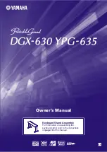 Yamaha Portable Grand DGX-630 Owner'S Manual предпросмотр