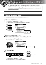 Предварительный просмотр 19 страницы Yamaha Portable Grand DGX-630 Owner'S Manual