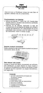 Preview for 2 page of Yamaha PortaSound PS-1 Guía Para Tocar