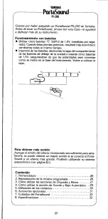 Preview for 2 page of Yamaha PortaSound PS-200 Guía Para Tocar