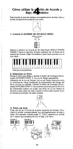 Предварительный просмотр 6 страницы Yamaha PortaSound PS-200 Guía Para Tocar