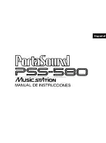 Yamaha PortaSound PSS-580 Manual De Instrucciones preview