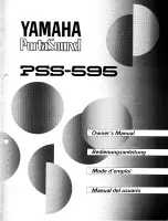 Yamaha PortaSound PSS-595 Manual Del Usuario preview