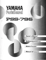 Yamaha PortaSound PSS-795 Mode D'Emploi preview