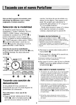 Preview for 4 page of Yamaha PortaTone PSR-110 Manual Del Instrucción