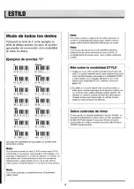 Preview for 8 page of Yamaha PortaTone PSR-110 Manual Del Instrucción