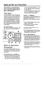 Preview for 4 page of Yamaha PortaTone PSR-150 Bruksanvisning