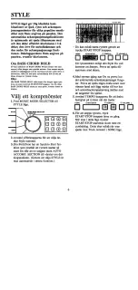 Preview for 6 page of Yamaha PortaTone PSR-150 Bruksanvisning