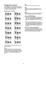 Preview for 8 page of Yamaha PortaTone PSR-150 Bruksanvisning