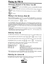 Предварительный просмотр 5 страницы Yamaha Portatone PSR-18 Owner'S Manual