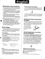 Preview for 3 page of Yamaha PortaTone PSR-3 Owner'S Manual