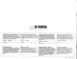 Предварительный просмотр 16 страницы Yamaha PortaTone PSR-40 Owner'S Manual