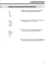 Preview for 11 page of Yamaha PortaTone PSR-400 Bedienungsanleitung