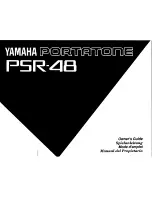 Yamaha Portatone PSR-48 Owner'S Manual preview