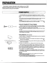 Предварительный просмотр 6 страницы Yamaha PORTATONE PSR-500M Owner'S Manual