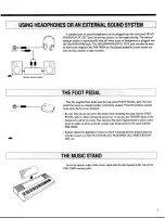 Предварительный просмотр 7 страницы Yamaha PORTATONE PSR-500M Owner'S Manual