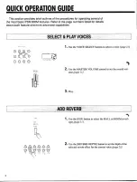 Предварительный просмотр 8 страницы Yamaha PORTATONE PSR-500M Owner'S Manual