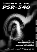 Yamaha Portatone PSR-540 Manual De Instrucciones preview