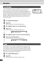 Предварительный просмотр 116 страницы Yamaha Portatone PSR-540 Vejledning