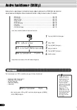 Предварительный просмотр 118 страницы Yamaha Portatone PSR-540 Vejledning