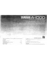 Yamaha PortaTone PSR-A1000 Owner'S Manual предпросмотр