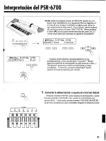 Предварительный просмотр 11 страницы Yamaha Protatone PSR-6700 Para Empezar