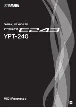 Yamaha PSR-E243 Reference preview