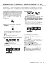 Предварительный просмотр 23 страницы Yamaha PSR-E283 Reference Manual