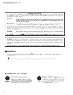 Предварительный просмотр 2 страницы Yamaha PSR-E343 Service Manual