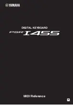 Yamaha PSR-I455 Reference Manual preview