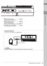 Preview for 15 page of Yamaha PSR-S775 Owner'S Manual