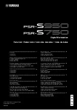 Предварительный просмотр 1 страницы Yamaha PSR-S950 Midi Implementation Manual