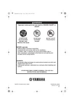 Preview for 80 page of Yamaha PW50K Owner'S Manual