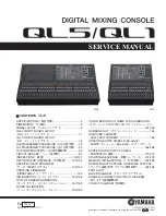 Yamaha QL5 Service Manual preview