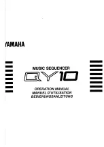 Yamaha QY10 Manuel De Fonctionnement предпросмотр