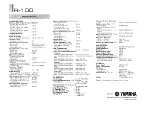 Предварительный просмотр 14 страницы Yamaha R-100 Owner'S Manual