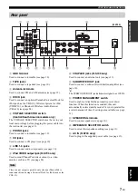 Предварительный просмотр 9 страницы Yamaha R-S700 Owner'S Manual