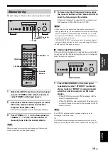 Предварительный просмотр 21 страницы Yamaha R-S700 Owner'S Manual