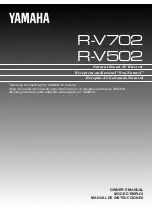 Yamaha R-V702   R-V502 Owner'S Manual preview