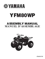 Yamaha RAPTOR YFM80WP Assembly Manual preview