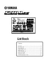 Yamaha RM1x Data List preview