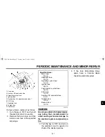 Предварительный просмотр 69 страницы Yamaha ROADLINER XV19SW Owner'S Manual